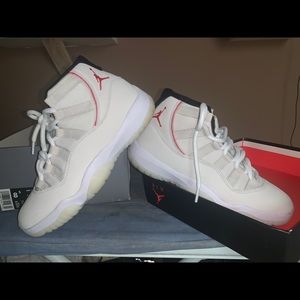 Air Jordan Retro 11 platinum and cream